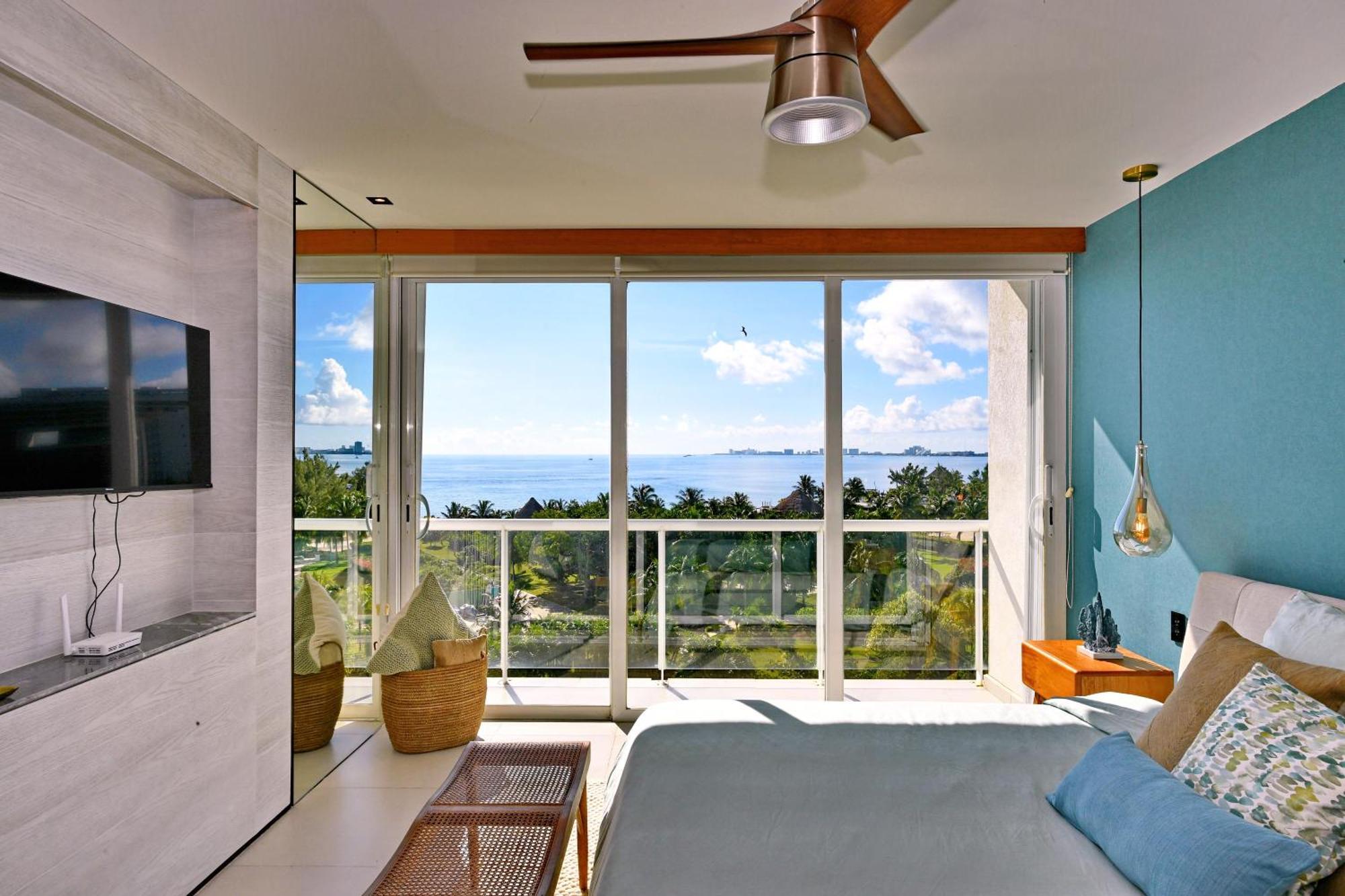 קנקון Beachfront Apartment Blue Vista מראה חיצוני תמונה