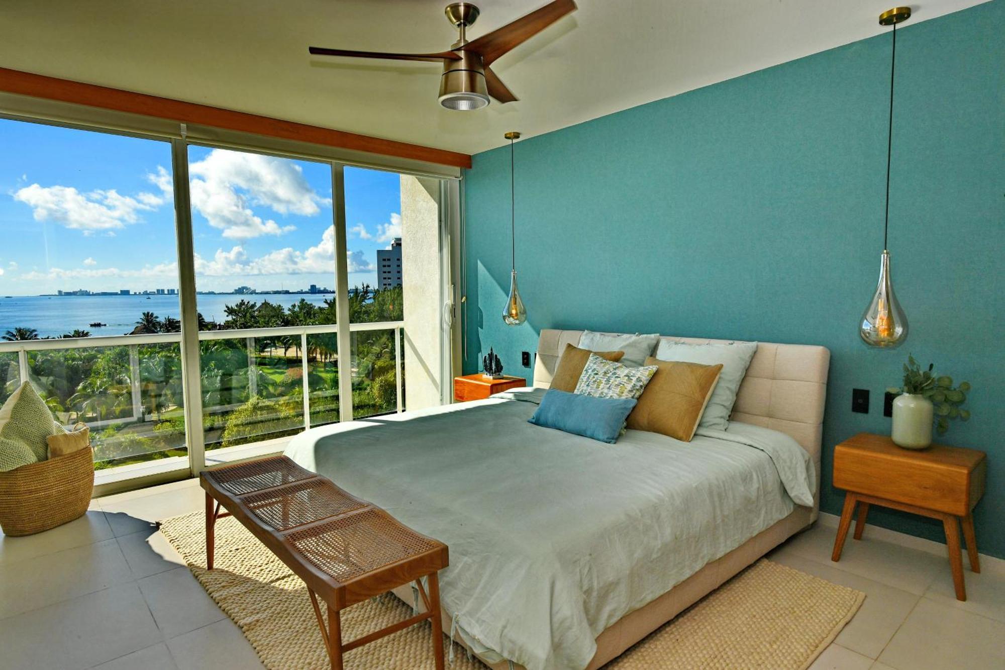 קנקון Beachfront Apartment Blue Vista מראה חיצוני תמונה